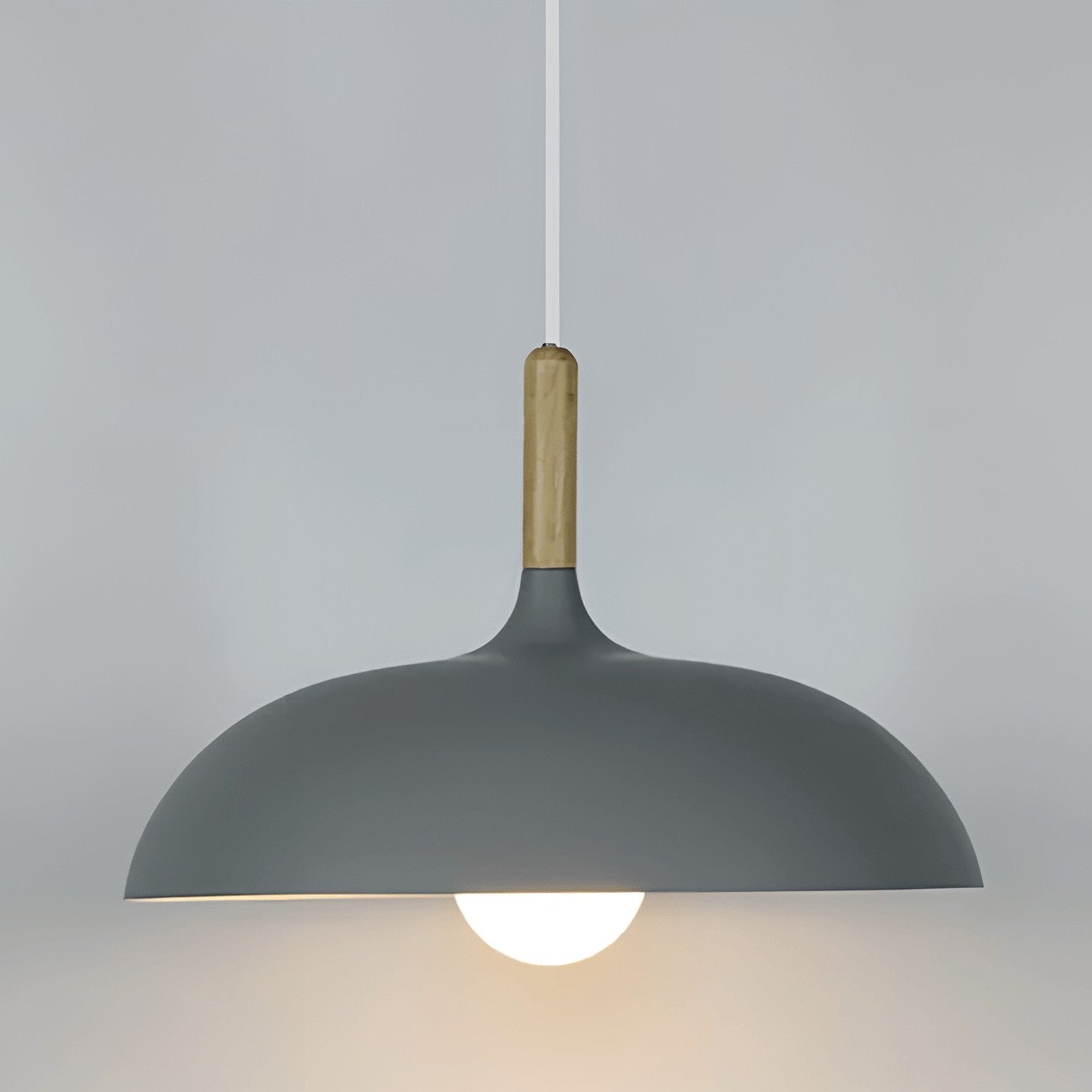 ScandiOak – Minimalistische Eichenholz-LED-Deckenlampe-Aster Selection