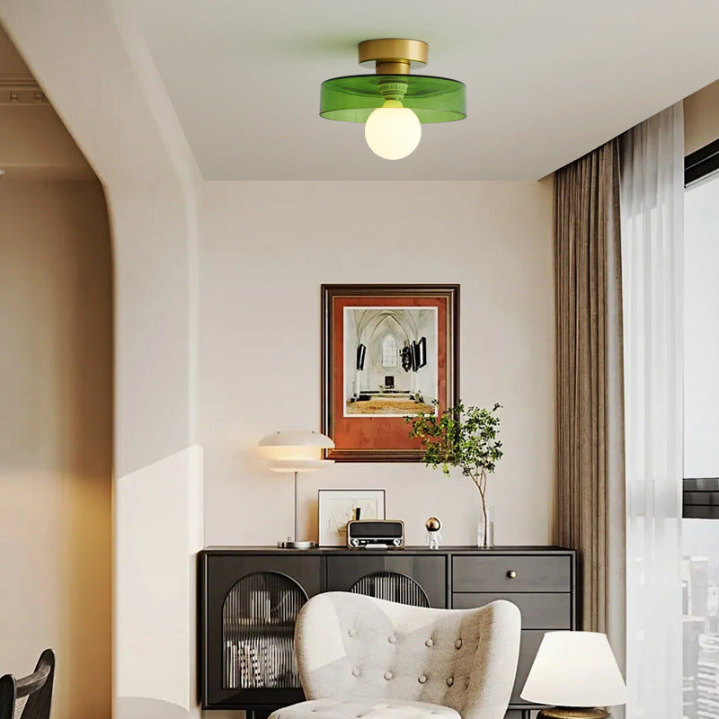 Moderne Glas Deckenleuchte Wohnzimmer Design
