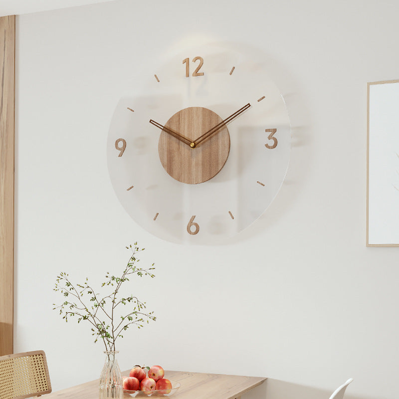 Zeitlos elegante Holz-Wanduhr-Aster Selection