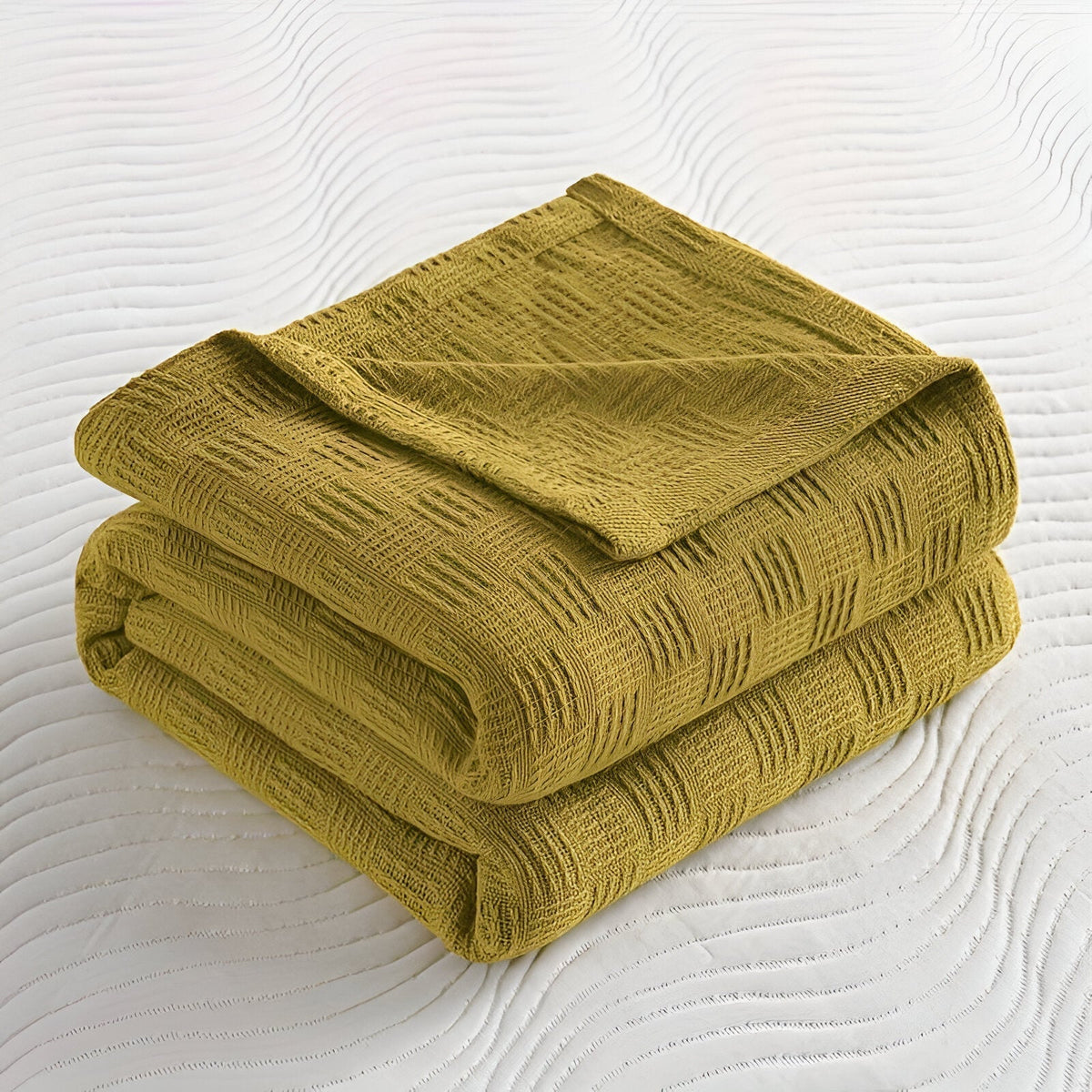 Elegante Baumwoll-Kuscheldecke