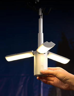 Foldable camping lamp