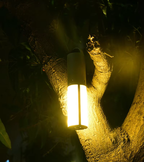 Foldable camping lamp