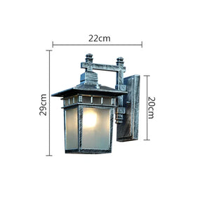 Vintage outdoor wall light retro style