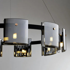 Designer Rauchglas Pendelleuchte