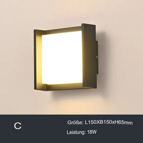 Moderne Deckenleuchte für Außenbereiche