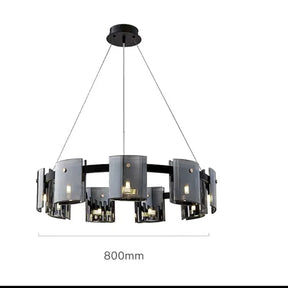 Designer Rauchglas Pendelleuchte