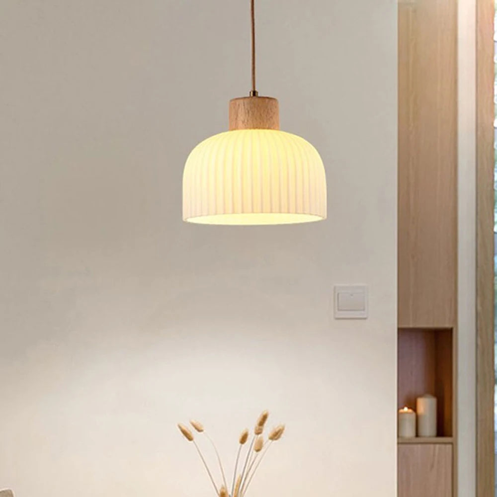 Aster Maison | Pendelleuchte aus Glas im Japanischen Stil