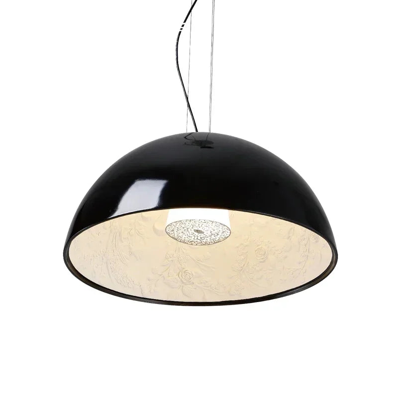Skandinavische LED Hängeleuchte mit Resin