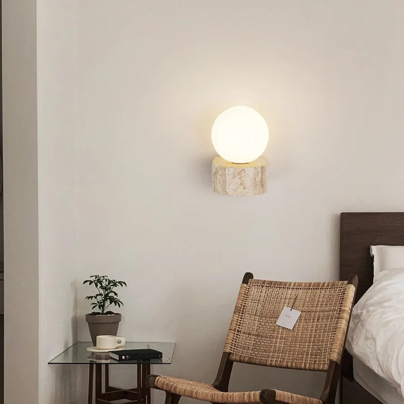 Traverno wandlamp met globe-design