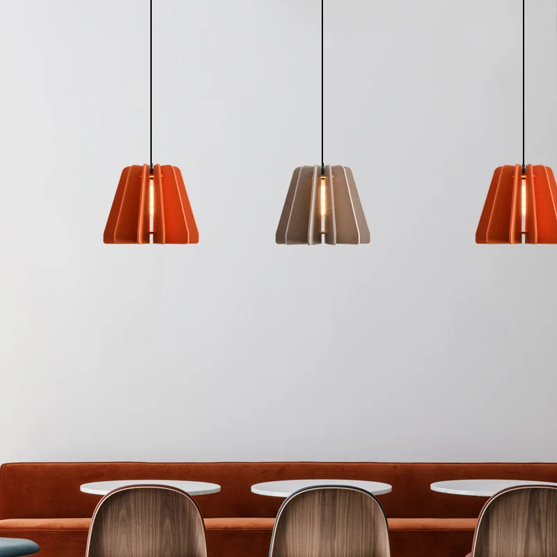 Filz LED Pendelleuchte