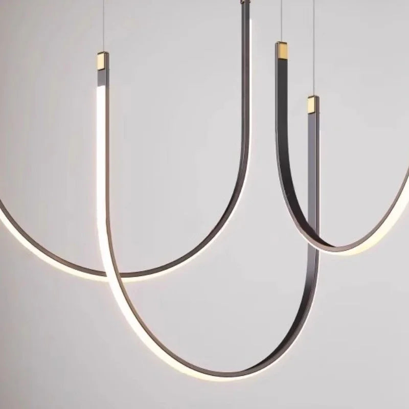 Designer Linien Deckenlampe