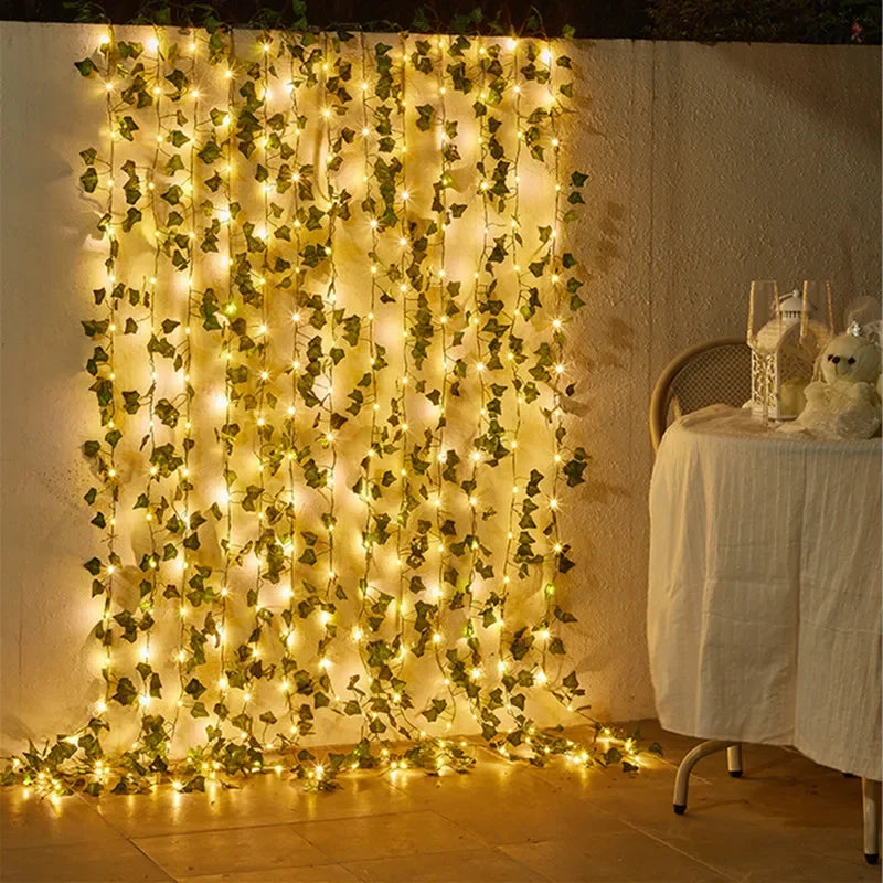 Blume und Blatt Lichterkette für Weihnachten & Hochzeit