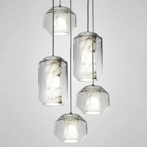Luxuriöse LED Glas-Hängeleuchte