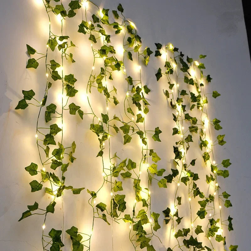 Blume und Blatt Lichterkette für Weihnachten & Hochzeit