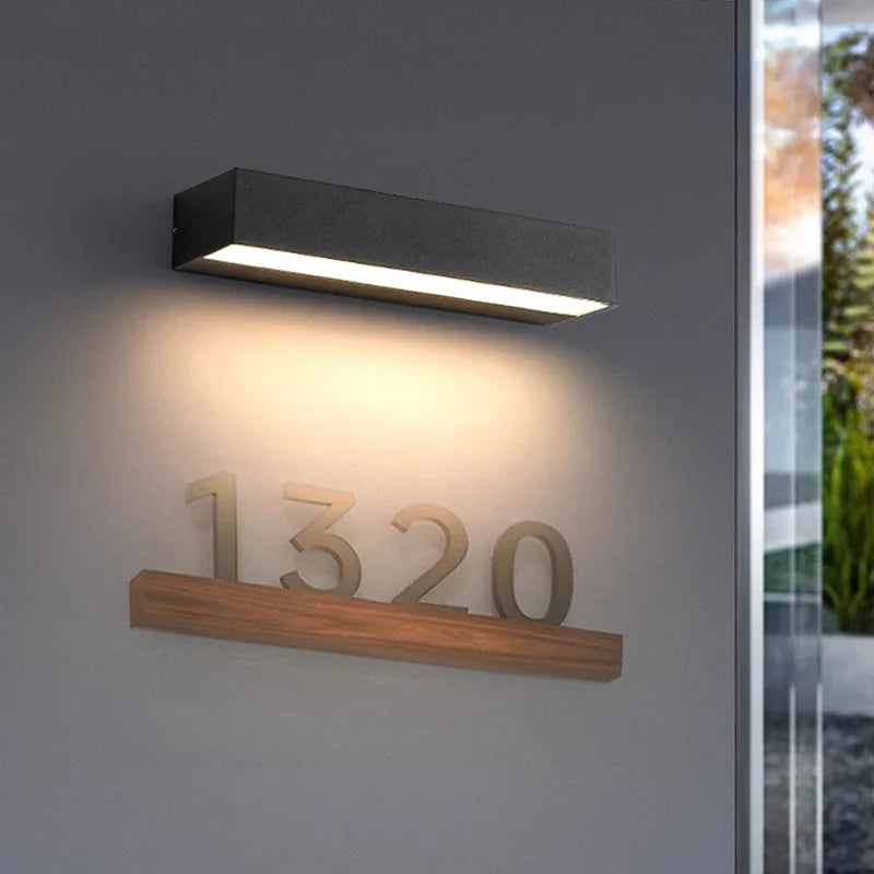 Slim LED facade light