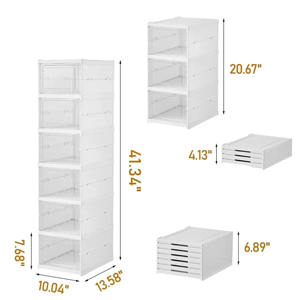 Stapelbare Schuhaufbewahrungsbox