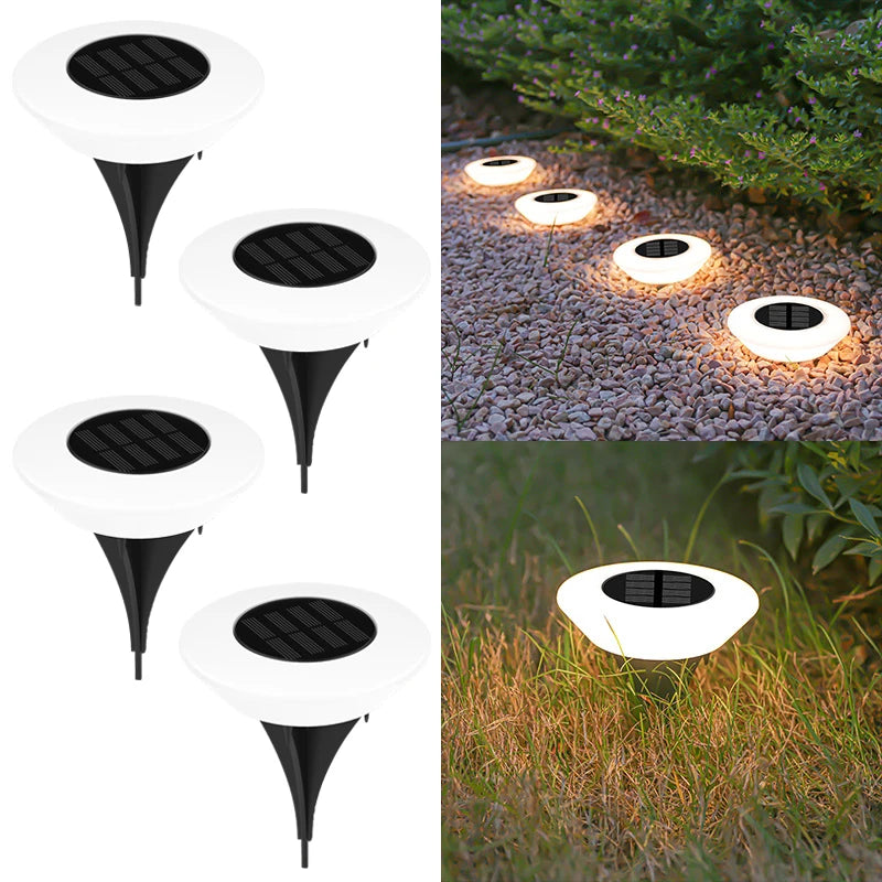 Solar-LED-Bodenleuchte für Wege