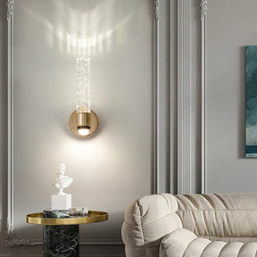 Crystal wall light