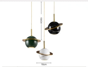 Elegante Marmorbasis Pendelleuchte