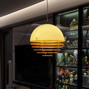 Orange Glas Pendelleuchte
