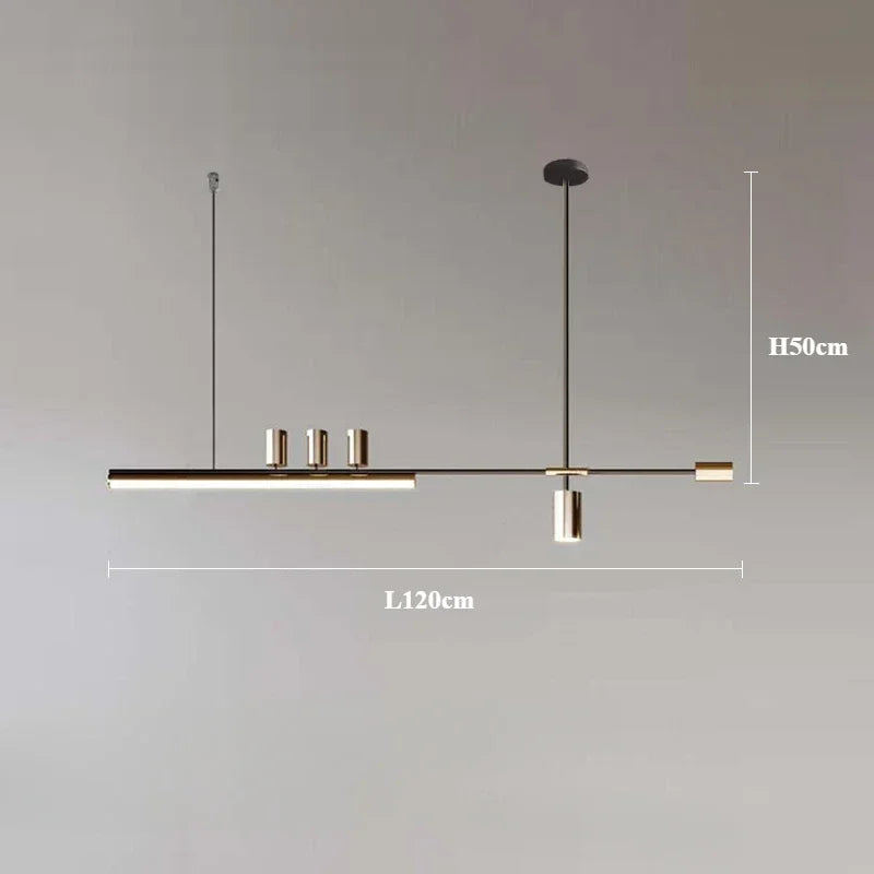 Moderne LED Bar-Pendelleuchte