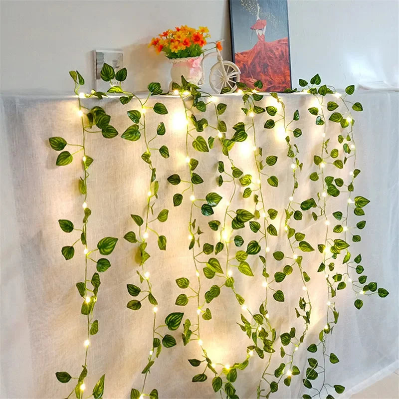 Blume und Blatt Lichterkette für Weihnachten & Hochzeit
