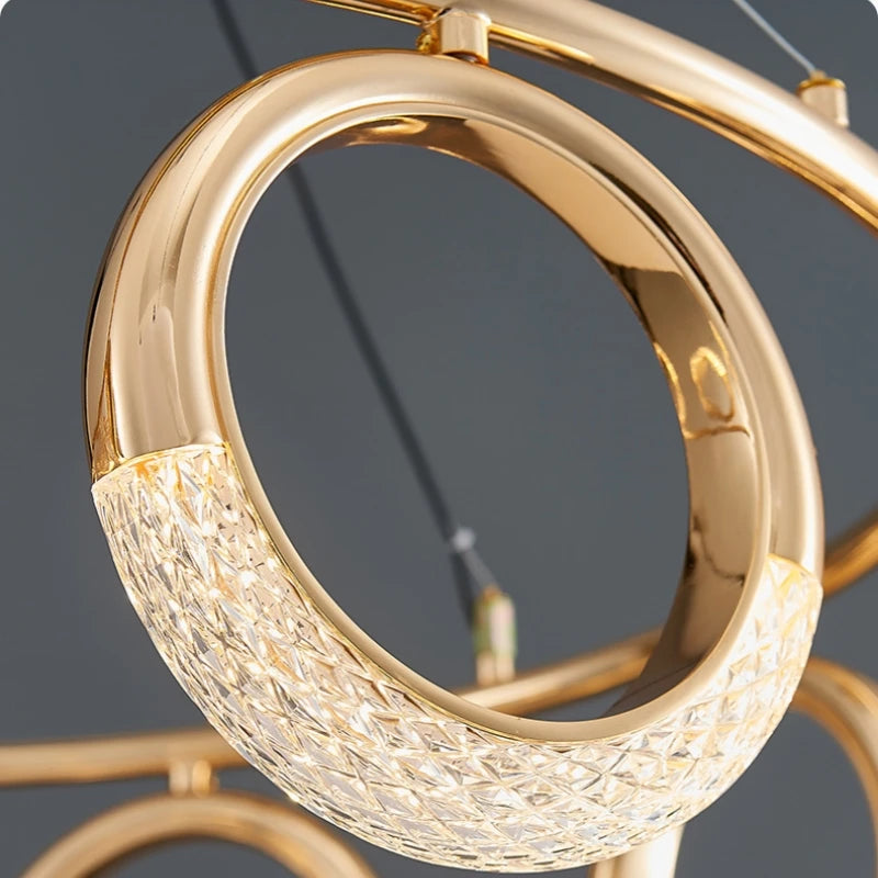 Designer Kreis Pendellampe