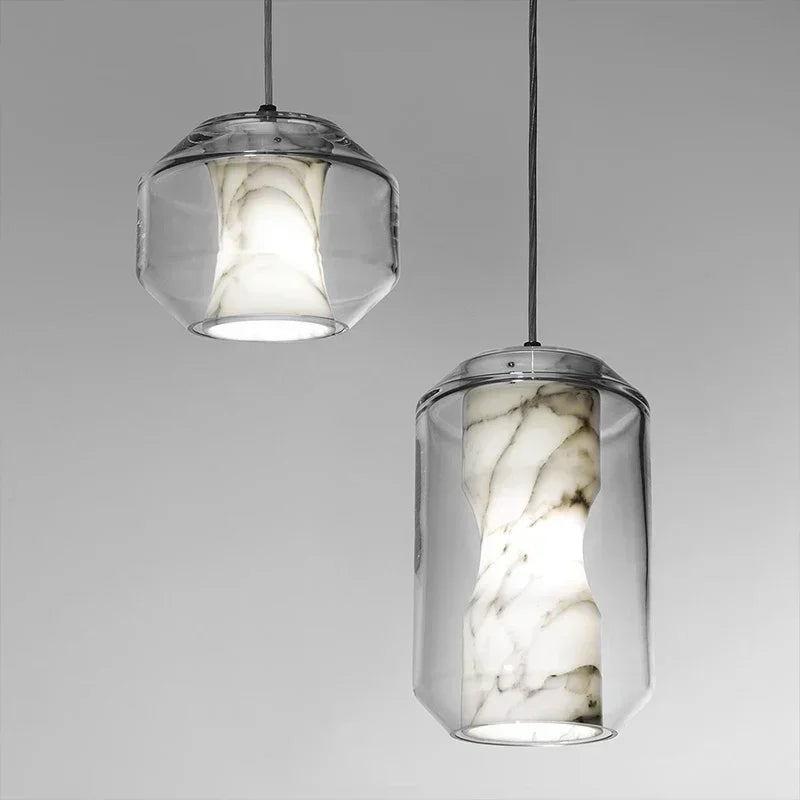 Luxuriöse LED Glas-Hängeleuchte
