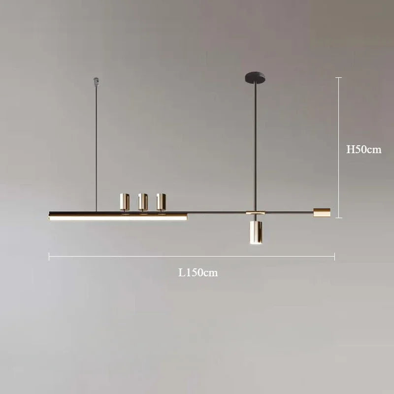 Moderne LED Bar-Pendelleuchte