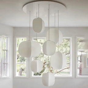 Minimalistische Stoff Deckenlampe