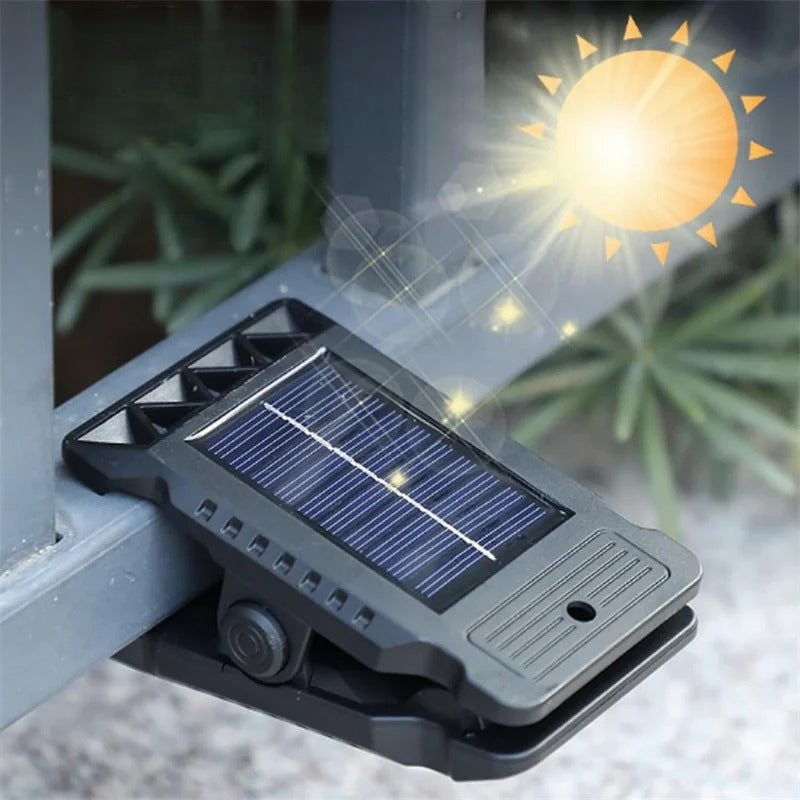 Aufsteckbare Solar-Außenleuchte mit Bewegungsmelder