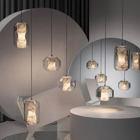 Luxuriöse LED Glas-Hängeleuchte