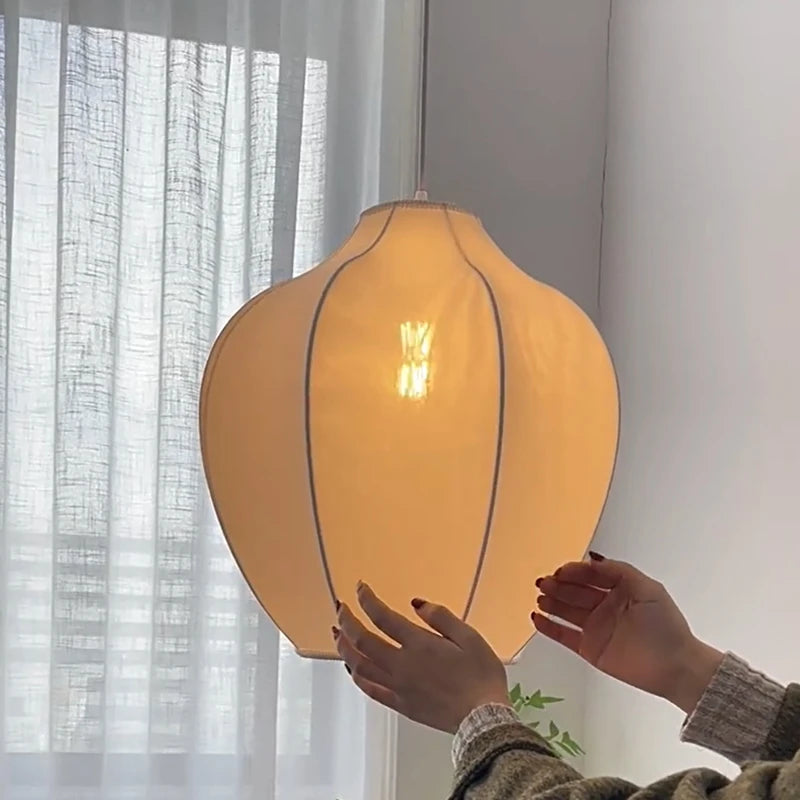 Aster Maison | Nordische Stoff-Pendelleuchte Minimalistisch