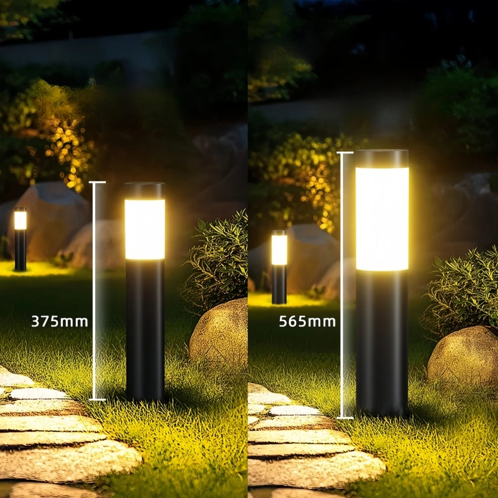 Zylindrischer Solarpfadlicht