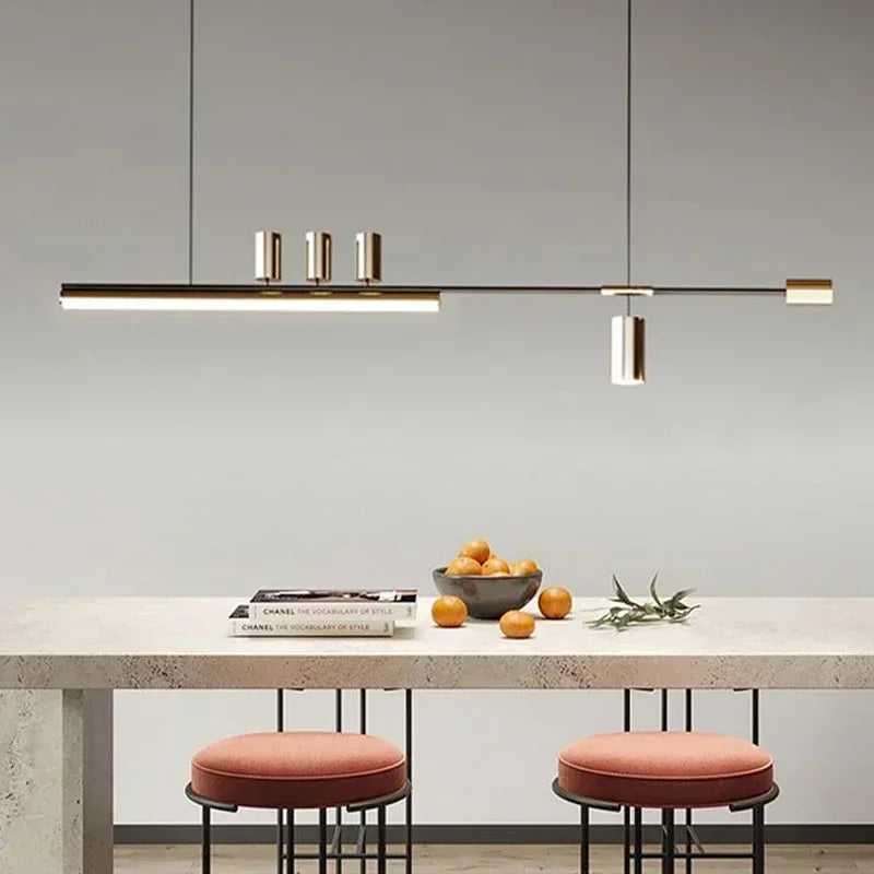 Moderne LED Bar-Pendelleuchte