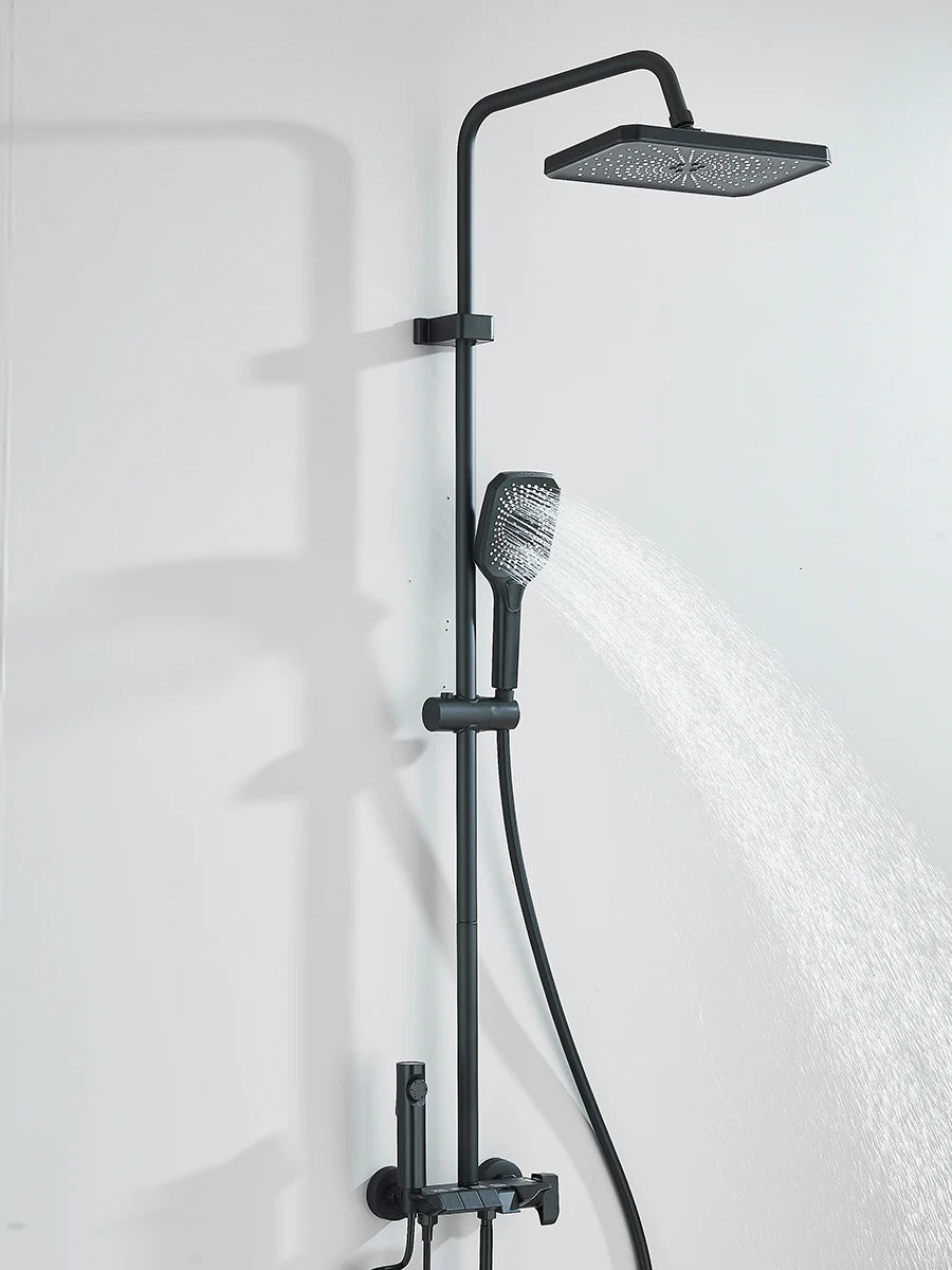Regendusche mit Klavierknopf und Bidet-Sprühset