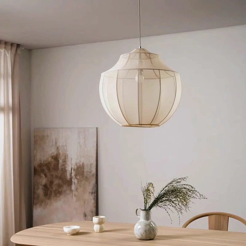 Aster Maison | Nordische Stoff-Pendelleuchte Minimalistisch