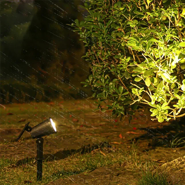 Solar-Gartenstrahler mit einstellbarer Helligkeit