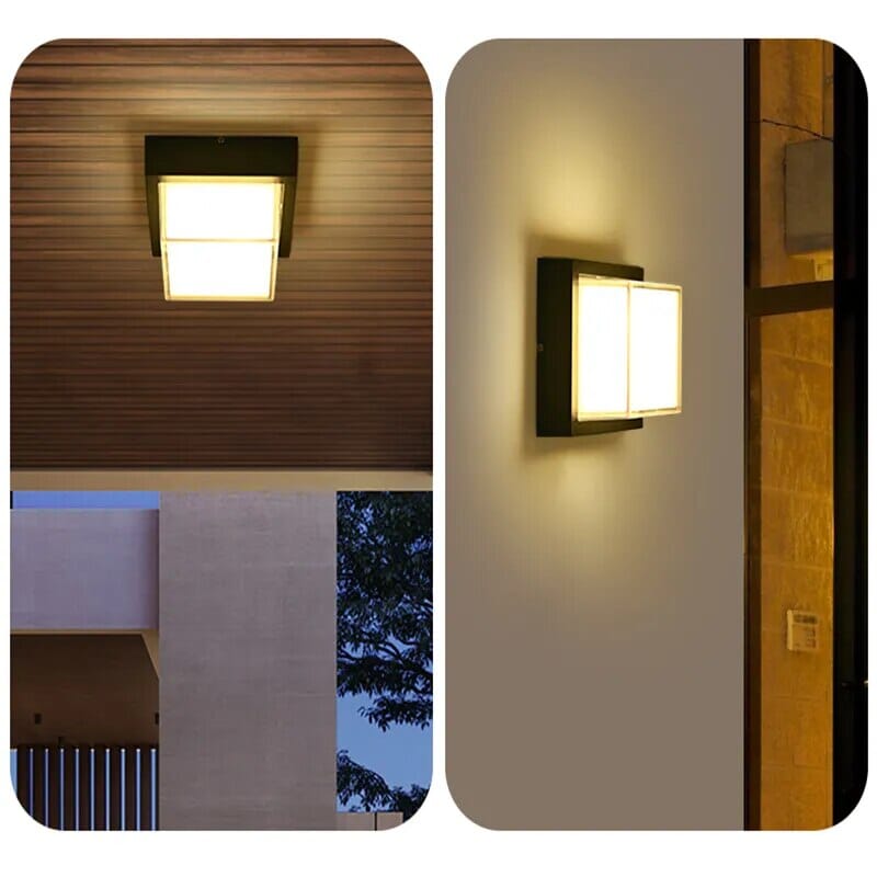 Moderne Deckenleuchte für Außenbereiche