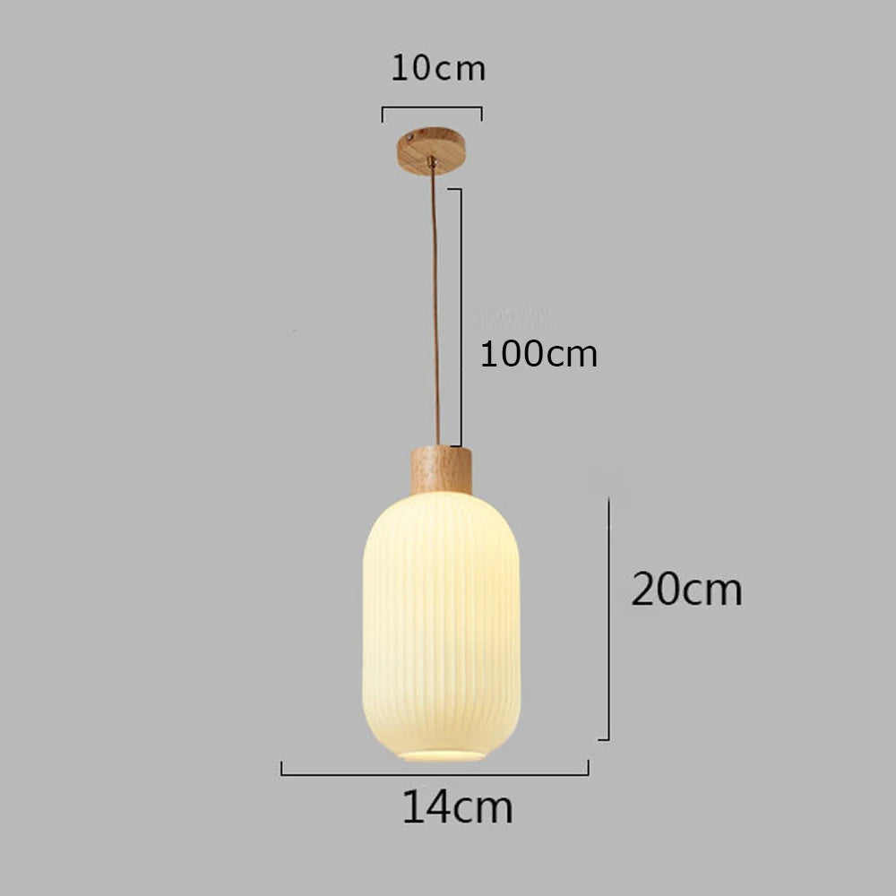 Aster Maison | Pendelleuchte aus Glas im Japanischen Stil