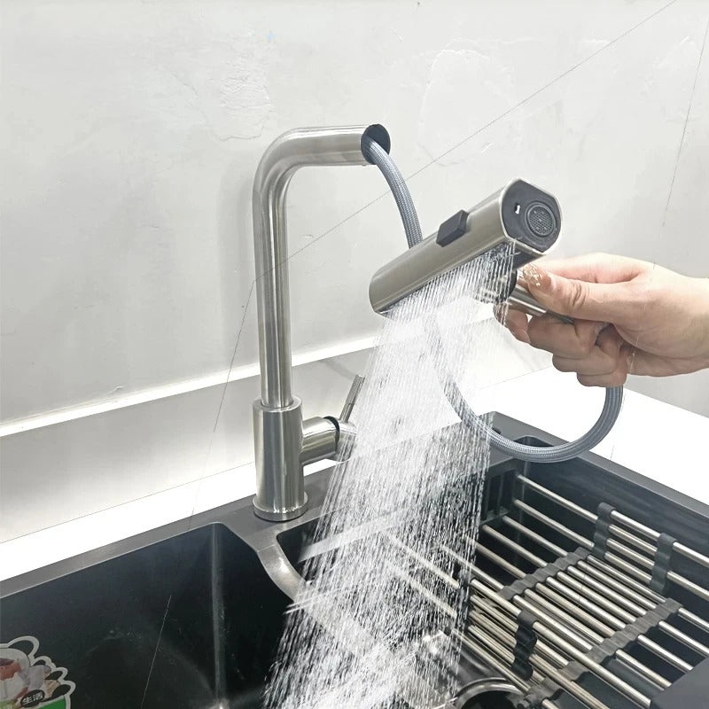 Einhebel-Küchenarmatur mit Ausziehbrause