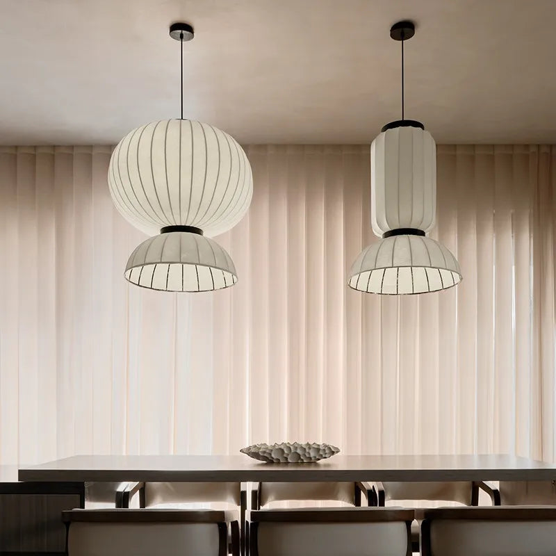 Wabi Sabi Seidenlampe