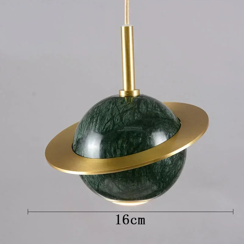 Elegante Marmorbasis Pendelleuchte