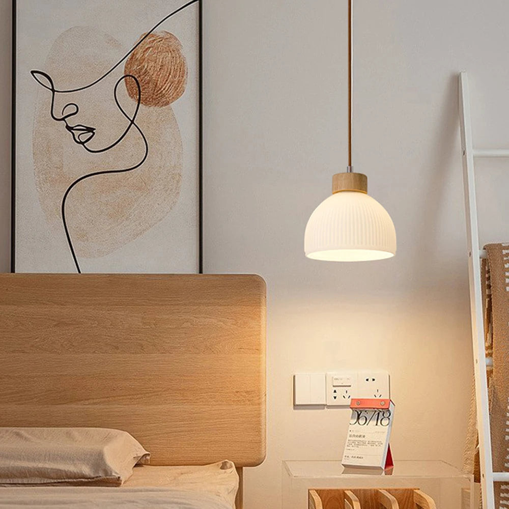 Aster Maison | Pendelleuchte aus Glas im Japanischen Stil