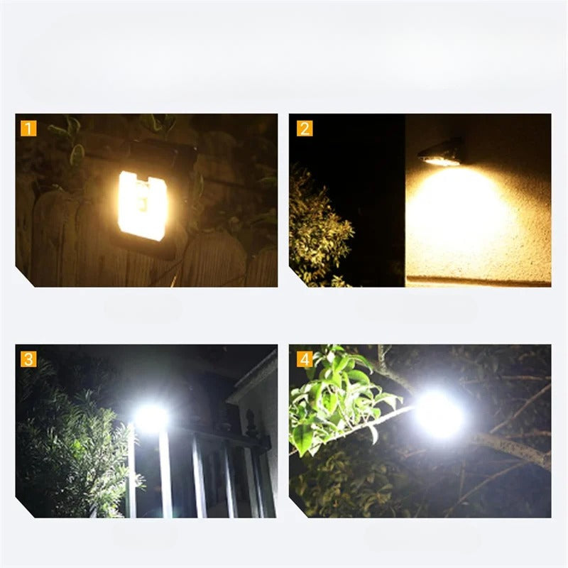 Aufsteckbare Solar-Außenleuchte mit Bewegungsmelder
