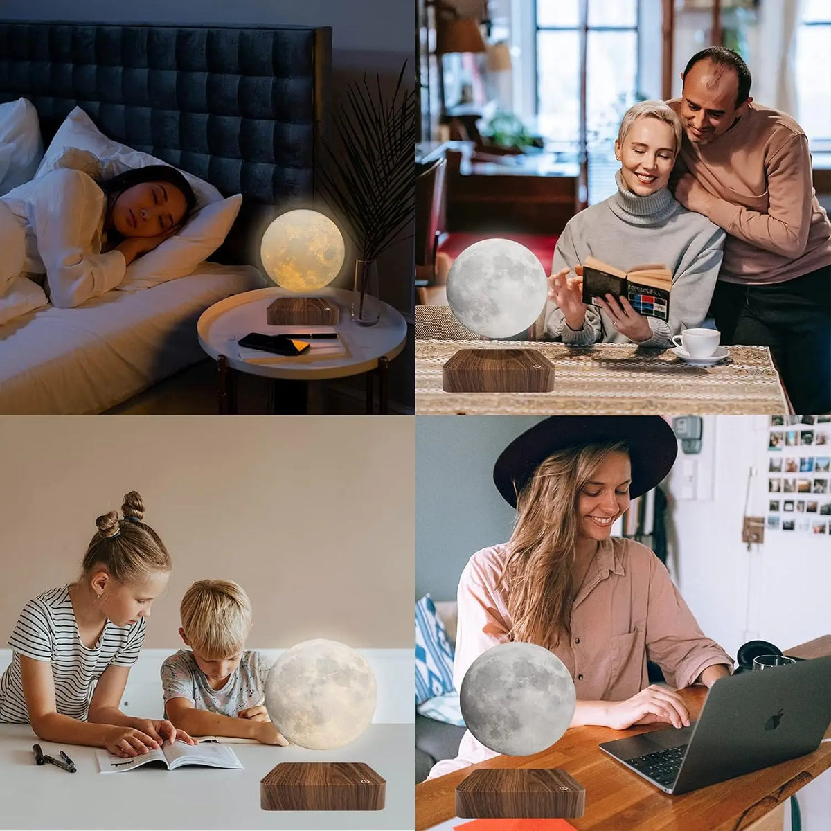 Magnetische LED-Mondlampe – Schwebendes Design für eine zauberhafte Atmosphäre