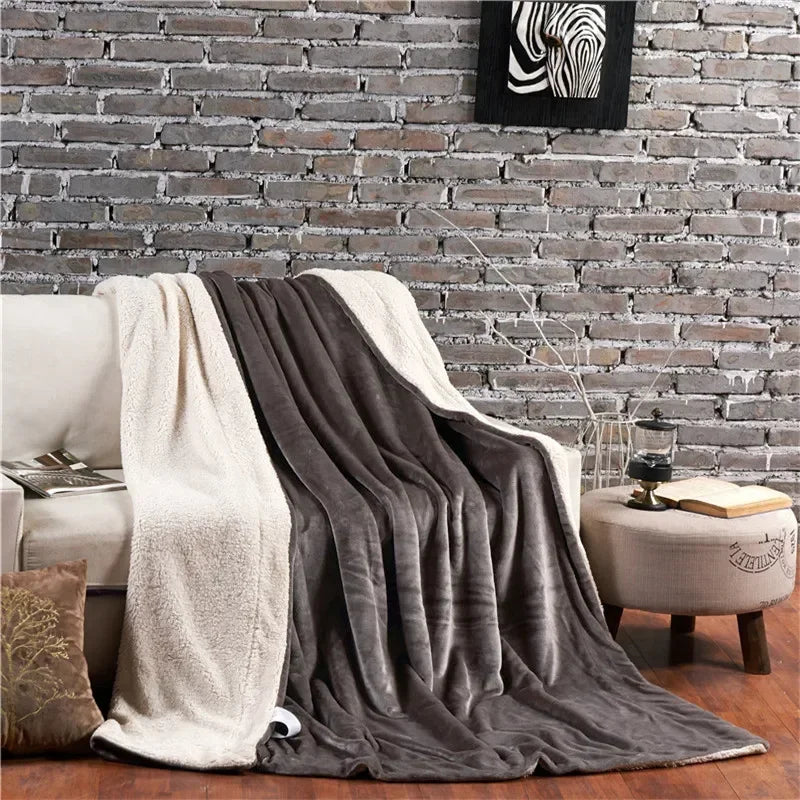 Doppelseitiger Thermofleece-Deckenbezug