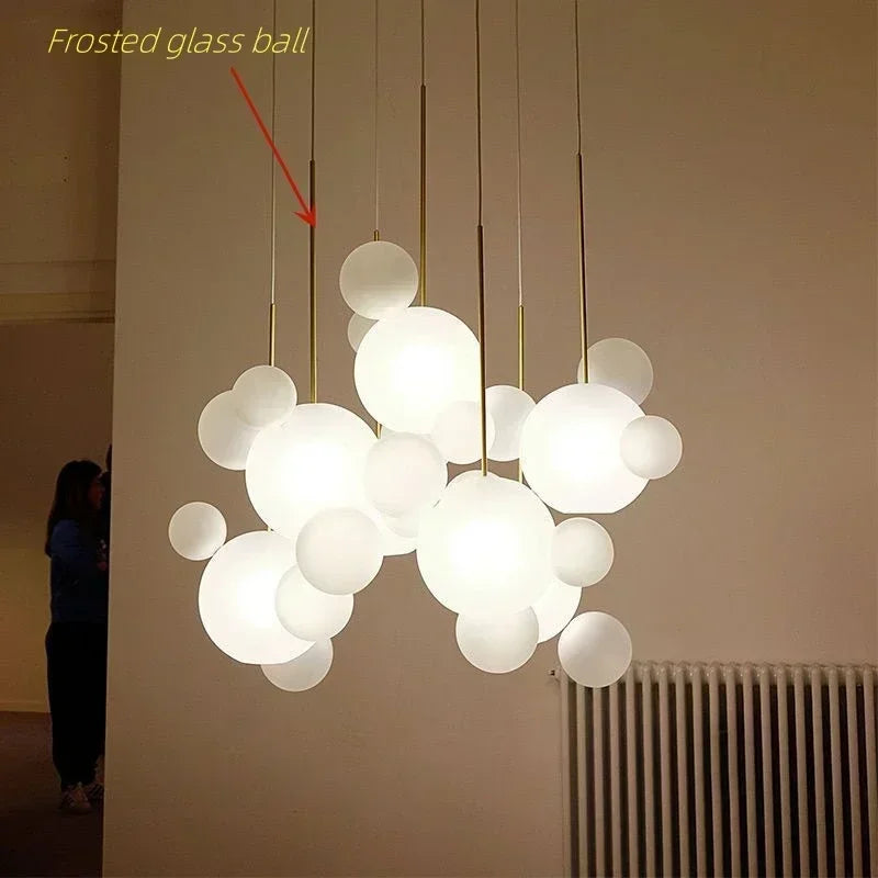 Italienischer Glas Kronleuchter