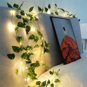Blume und Blatt Lichterkette für Weihnachten & Hochzeit