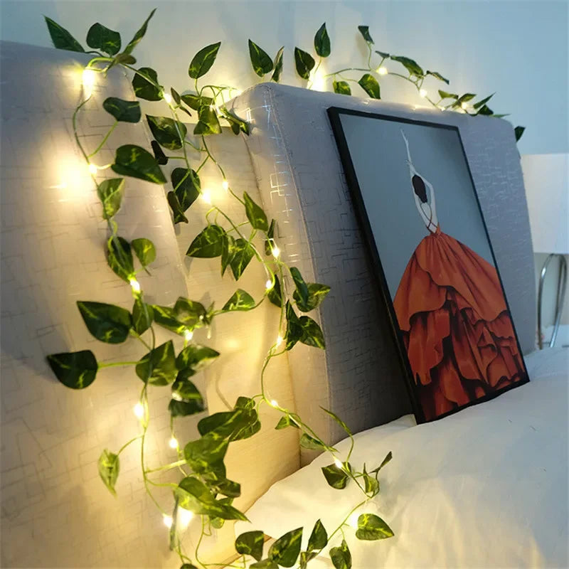 Blume und Blatt Lichterkette für Weihnachten & Hochzeit